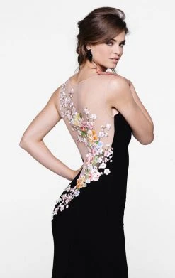 Tarik Ediz - Illusion Sweetheart Sheath Gown 50003 10 Tarik Ediz - Illusion Sweetheart Sheath Gown 50003