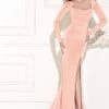 Tarik Ediz - Jewel Draped Gown 92469 Formal Gowns