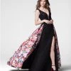 Formal Gowns Tarik Ediz - Lace Floral Long Dress 50024 2 Formal Gowns Tarik Ediz - Lace Floral Long Dress 50024