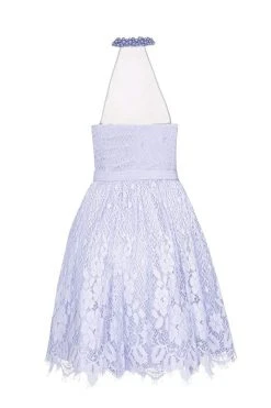 Cocktail Dresses Tarik Ediz - Lace Illusion Halter Neck Dress 50082 18 Cocktail Dresses Tarik Ediz - Lace Illusion Halter Neck Dress 50082