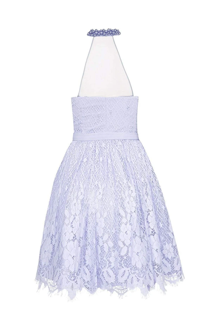 Cocktail Dresses Tarik Ediz - Lace Illusion Halter Neck Dress 50082 9 Cocktail Dresses Tarik Ediz - Lace Illusion Halter Neck Dress 50082