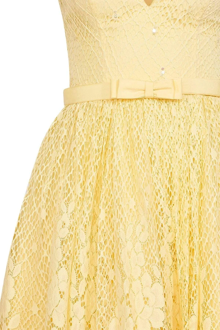 Cocktail Dresses Tarik Ediz - Lace Illusion Halter Neck Dress 50082 11 Cocktail Dresses Tarik Ediz - Lace Illusion Halter Neck Dress 50082