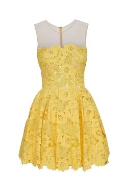 Tarik Ediz - Lace Illusion Jewel Neck A-line Dress 50071 Cocktail Dresses 17 Tarik Ediz - Lace Illusion Jewel Neck A-line Dress 50071 Cocktail Dresses