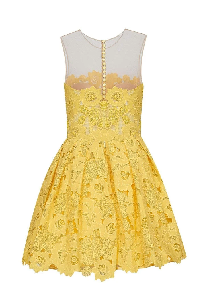 Tarik Ediz - Lace Illusion Jewel Neck A-line Dress 50071 Cocktail Dresses 11 Tarik Ediz - Lace Illusion Jewel Neck A-line Dress 50071 Cocktail Dresses