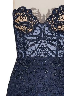 Tarik Ediz - Lace Illusion Neck Dress 50061 Formal Gowns