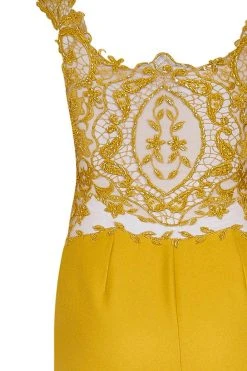 Tarik Ediz - Lace Off-Shoulder Gown 92568