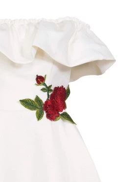 Cocktail Dresses Tarik Ediz - Off-Shoulder A-line Dress 50033