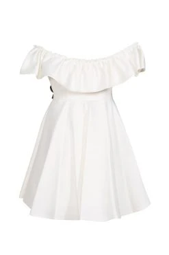 Cocktail Dresses Tarik Ediz - Off-Shoulder A-line Dress 50033