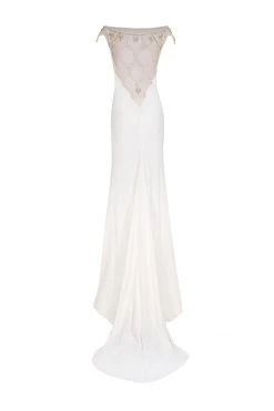 Formal Gowns Tarik Ediz - Off The Shoulder Sheath Dress 50057