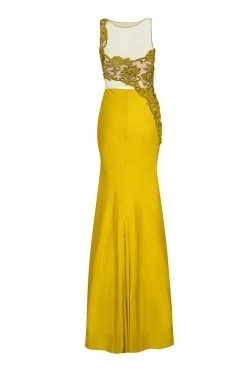 Tarik Ediz - One Shoulder Illusion Beaded Gown 92541 Formal Gowns 25 Tarik Ediz - One Shoulder Illusion Beaded Gown 92541 Formal Gowns