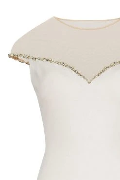 Tarik Ediz - Rhinestone Accented Sheath Gown 50097