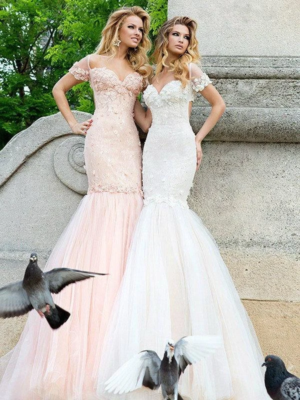 Formal Gowns Tarik Ediz - Sexy Back Floral Accent Mermaid Gown 92347 3 Formal Gowns Tarik Ediz - Sexy Back Floral Accent Mermaid Gown 92347