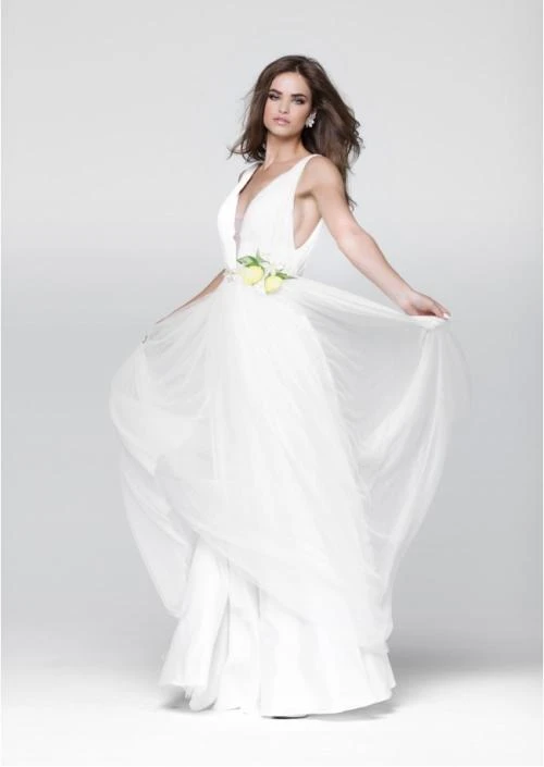 Tarik Ediz - Sleeveless Long Dress 50080 3 Tarik Ediz - Sleeveless Long Dress 50080