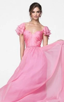 Tarik Ediz - Sweetheart Neck A-Line Gown 50016 Formal Gowns