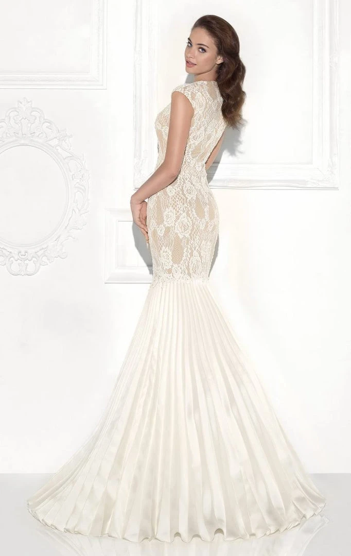 Formal Gowns Tarik Ediz - Taffeta Trumpet Gown 92680 5 Formal Gowns Tarik Ediz - Taffeta Trumpet Gown 92680