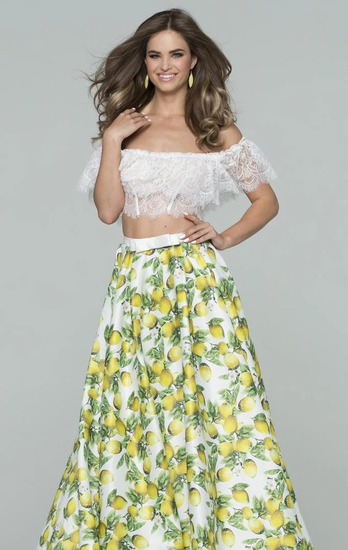 Tarik Ediz - Two-Piece Long Dress 50074 4 Tarik Ediz - Two-Piece Long Dress 50074