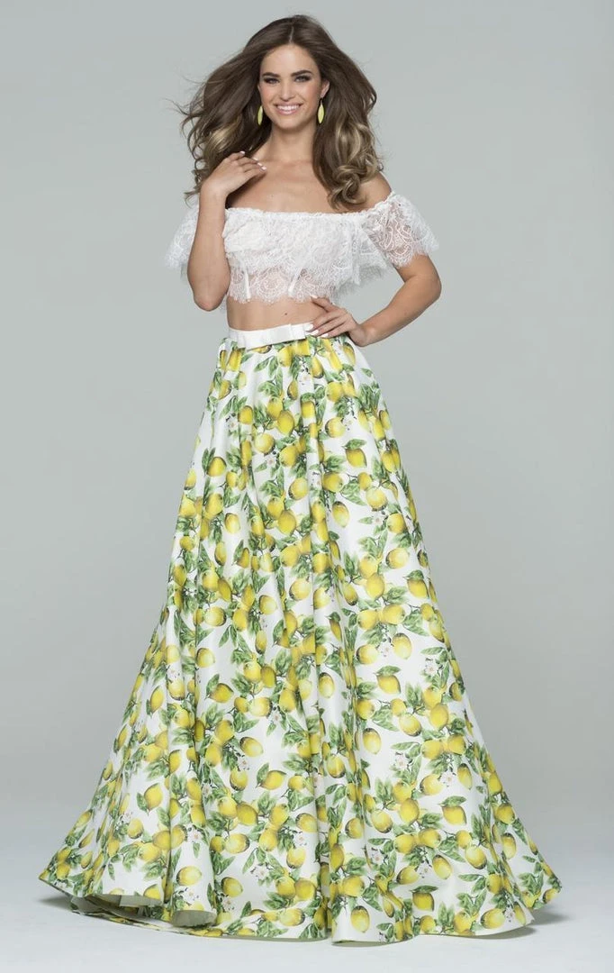 Tarik Ediz - Two-Piece Long Dress 50074 3 Tarik Ediz - Two-Piece Long Dress 50074