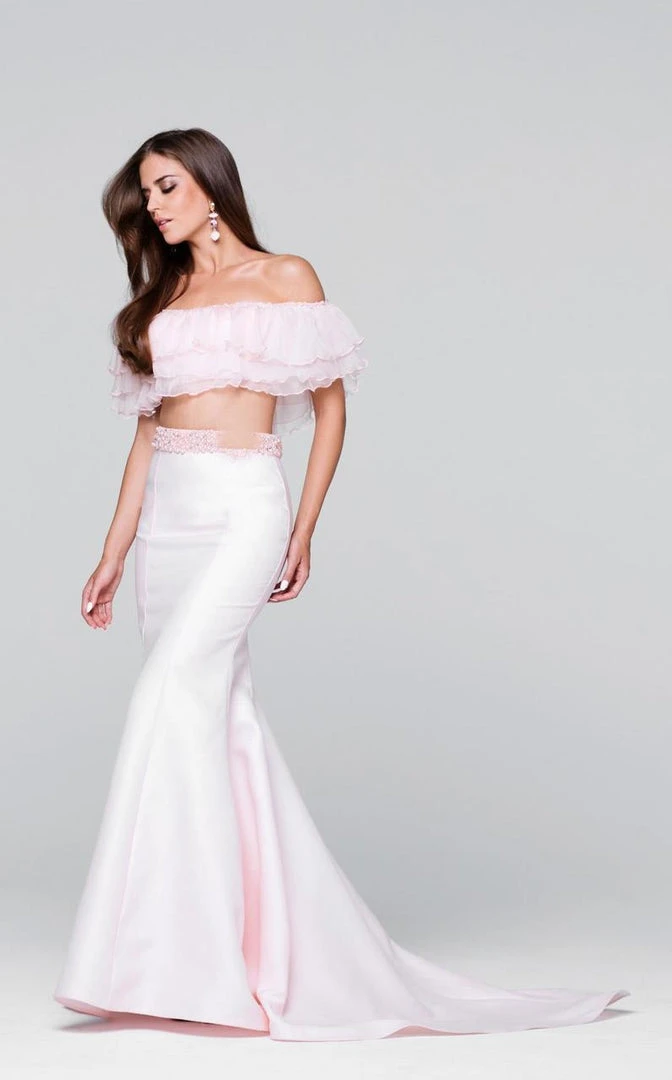 Tarik Ediz - Two-Piece Mermaid Dress 50086 3 Tarik Ediz - Two-Piece Mermaid Dress 50086