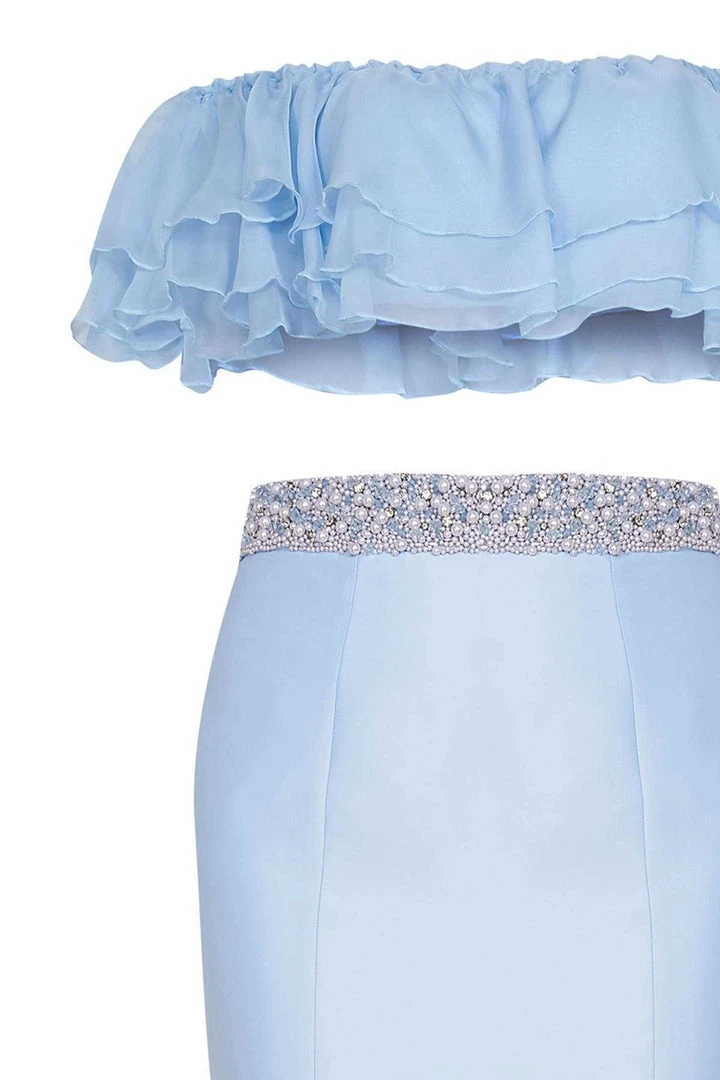 Tarik Ediz - Two-Piece Mermaid Dress 50086 8 Tarik Ediz - Two-Piece Mermaid Dress 50086