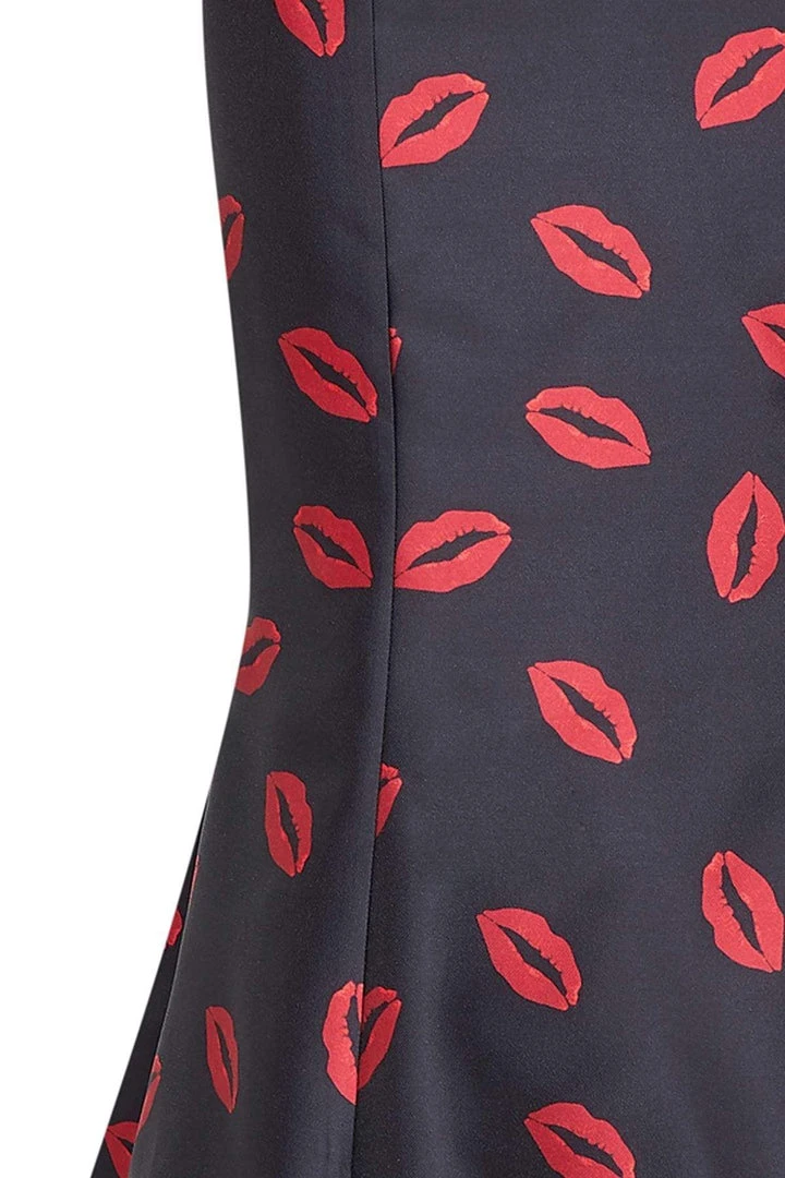 Formal Gowns Tarik Ediz - Two-Piece Print Off-The-Shoulder Neck Dress 50112 7 Formal Gowns Tarik Ediz - Two-Piece Print Off-The-Shoulder Neck Dress 50112