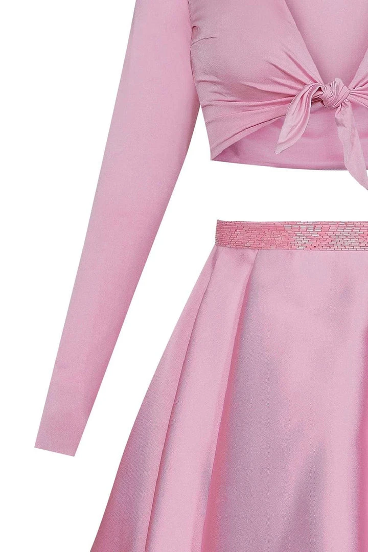 Cocktail Dresses Tarik Ediz - Two-Piece V-Neck A-line Dress 50005 11 Cocktail Dresses Tarik Ediz - Two-Piece V-Neck A-line Dress 50005