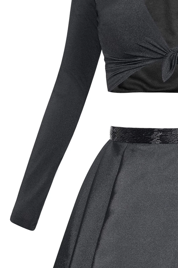 Cocktail Dresses Tarik Ediz - Two-Piece V-Neck A-line Dress 50005 8 Cocktail Dresses Tarik Ediz - Two-Piece V-Neck A-line Dress 50005