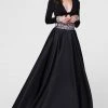 Tarik Ediz - V-Neck A-Line Gown 50018 Formal Gowns