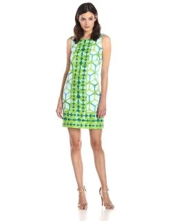 Taylor - 5423M Jewel Printed Sheath Dress Cocktail Dresses