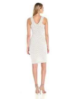 Taylor - 8892M Crochet Knit Sheath Dress Cocktail Dresses