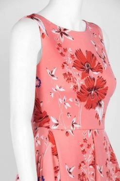 Taylor - 9757MJ Floral Print Short A-Line Dress Cocktail Dresses 15 Taylor - 9757MJ Floral Print Short A-Line Dress Cocktail Dresses