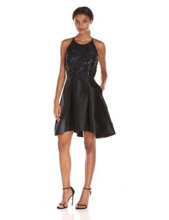 Cocktail Dresses Taylor - Halter Neck A-Line Dress 8419M