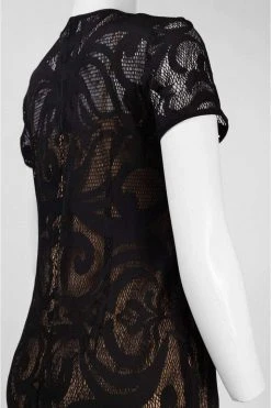 Taylor - Lace Jewel Neck Pencil Cut Dress 5677M