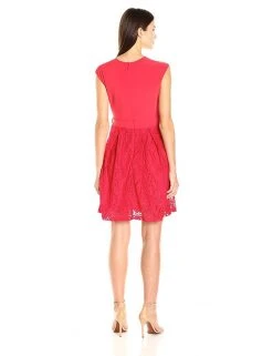 Cocktail Dresses Taylor - Surplice Faux Wrap Dress 8700M