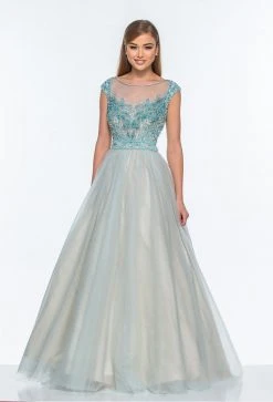 Formal Gowns Terani Couture - 151P0100A Illusion Embellished Ball Gown