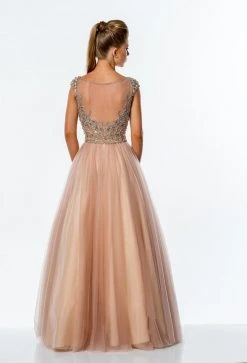 Formal Gowns Terani Couture - 151P0100A Illusion Embellished Ball Gown