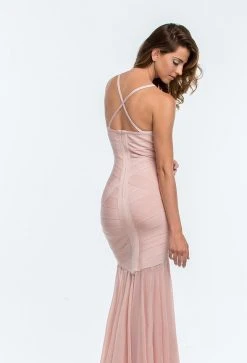 Terani Couture - 151P0145A Pearl Embellished Bandage Gown