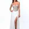 Terani Couture - 151P0382A Strapless Sweetheart Chiffon Gown