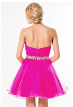 Terani Couture - 1522H0133A Charming Strapless A Line Cocktail Dress