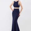Formal Gowns Terani Couture - 1525E0928A Embellished Jewel Neck Sheath Dress