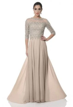 Terani Couture - 1611M0650A Embellished Illusion Bateau A-line Dress 7 Terani Couture - 1611M0650A Embellished Illusion Bateau A-line Dress