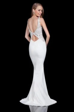 Terani Couture - 1611P0267A Lace Cutout Mermaid Gown