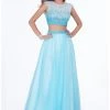 Terani Couture - 1611P1352A Two-Piece Ombre A-Line Gown Formal Gowns