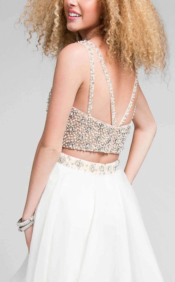 Terani Couture - 1711P2692 Two Piece Embellished High Low A-line Dress Formal Gowns 11 Terani Couture - 1711P2692 Two Piece Embellished High Low A-line Dress Formal Gowns