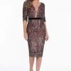 Terani Couture - 1821C7012 Sequined Illusion Paneled Sheath Dress 2 Terani Couture - 1821C7012 Sequined Illusion Paneled Sheath Dress