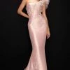 Formal Gowns Terani Couture - 2011E2094 Embellished Asymmetrical Long Dress - 1 Pc Rose In Size 6 Available 1 Formal Gowns Terani Couture - 2011E2094 Embellished Asymmetrical Long Dress - 1 Pc Rose In Size 6 Available