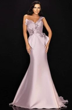 Terani Couture - 2011M2160 One-shoulder Asymmetric Evening Gown Formal Gowns