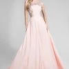 Formal Gowns Terani Couture - Alluring Jeweled High Neck Mikado Ball Gown 1712P2887