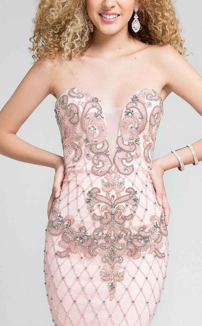 Formal Gowns Terani Couture - Captivating Beaded Sweetheart Mermaid Dress 1711P2590 5 Formal Gowns Terani Couture - Captivating Beaded Sweetheart Mermaid Dress 1711P2590