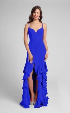 Terani Couture - Classy Sleeveless Sweetheart Fit And Flare Ruffled Dress 1712P2445 Formal Gowns 18 Terani Couture - Classy Sleeveless Sweetheart Fit And Flare Ruffled Dress 1712P2445 Formal Gowns