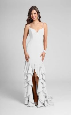 Terani Couture - Classy Sleeveless Sweetheart Fit And Flare Ruffled Dress 1712P2445 Formal Gowns 19 Terani Couture - Classy Sleeveless Sweetheart Fit And Flare Ruffled Dress 1712P2445 Formal Gowns